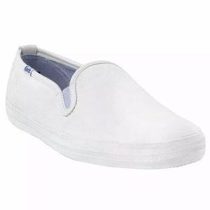 Keds White Champion Slip On Leather 11 S narrow